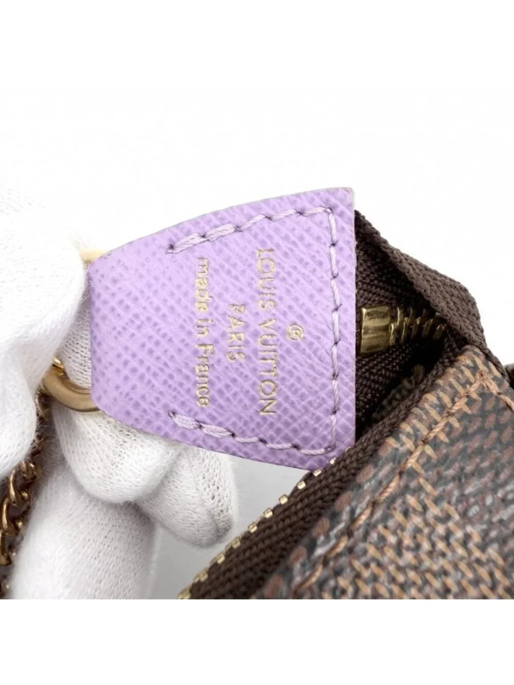 Louis Vuitton For Handbag Damier Mini Pochette Accessory Soir Illustre Sally
